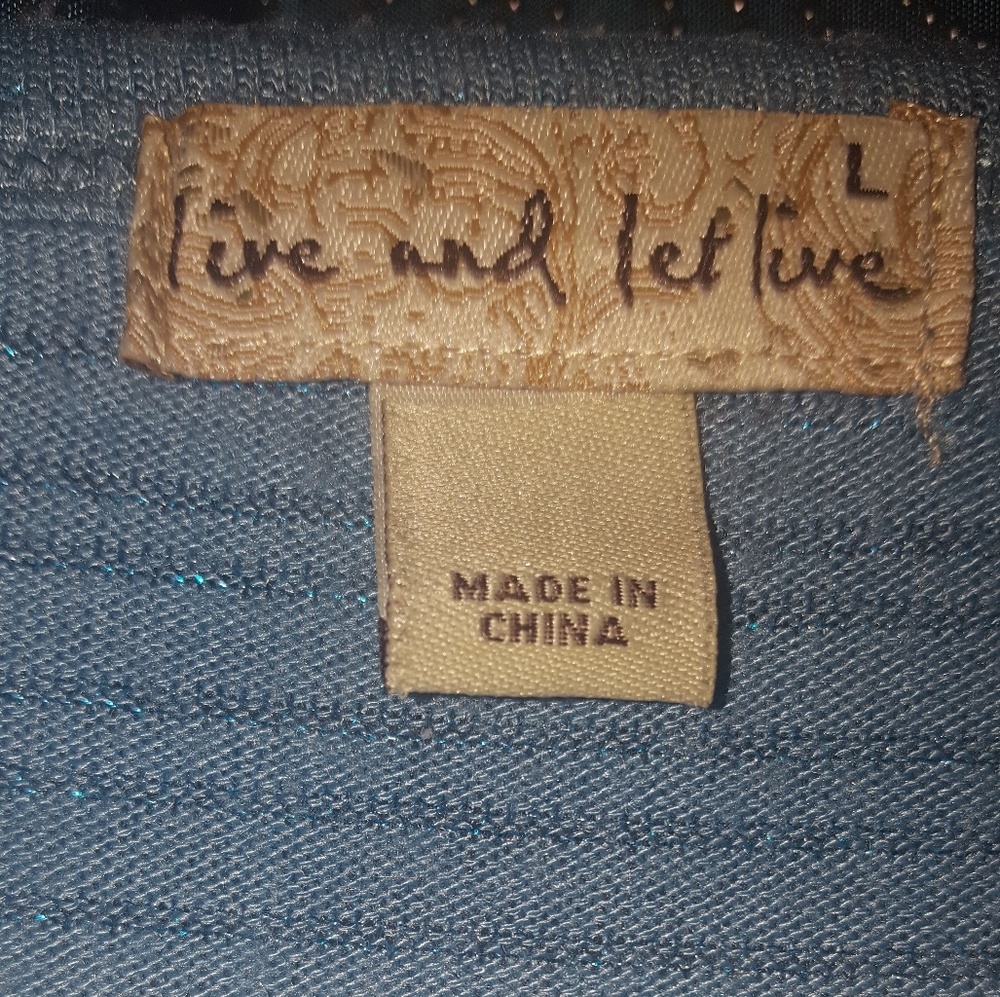 live and let live top - Picture 2 of 5